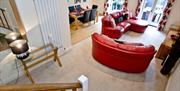 Open plan lounge/diner area at The Squirrels, Torquay, Devon