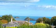 View from the car park of the Stables, Torquay, Devon