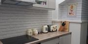 Kitchen, Three Sisters Cottage, 44 Coombe Lane, Torquay, Devon