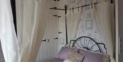 Four Poster Bed, Three Sisters Cottage, 44 Coombe Lane, Torquay, Devon