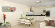 Open plan kitchen/diner, Tree Tops, A4 Masts, Warren Road, Torquay, Devon