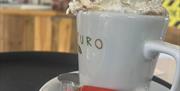 Hot drink at Vaughans, Vaughan Parade