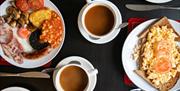 Breakfast at Wayfarer Guest House, Torquay, Devon