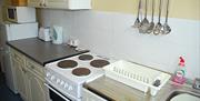 Kitchen at Westcourt Holiday Flats, Torquay, Devon