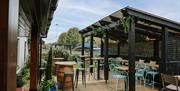 Outside seating area, The Wighton, Torquay, Devon