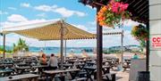 Outside terrace, Appleby's, Heritage Hotel, Shedden Hill, Torquay, Devon