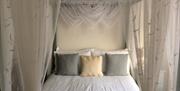 Four Poster Room at Blue Waters Lodge, Paignton, Devon