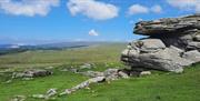 English Riviera Custom Tours on Dartmoor, granite tor