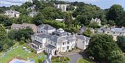 Ariel view of Lincombe Hall Hotel & Spa, Torquay, Devon