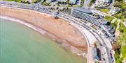 Aerial view Torre Abbey Sands, Torquay