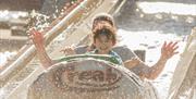 log flume ride for families at crealy