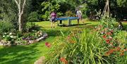 Furzecroft Holiday Home garden, table tennis, Brixham, Devon