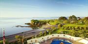 View from the Grand Hotel of Livermead Beach, Torquay, Devon