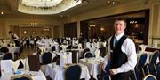 Dining room at TLH Victoria Hotel, Torquay, Devon