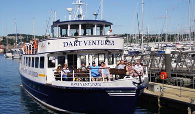 Dart Venturer at Toquay harbour just before departure to sail to Dartmouth!