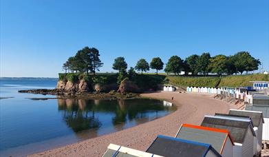 Beach Huts at Livermead Beach, Torquay, Devon