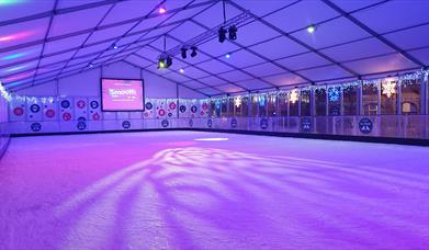 New real ice rink at Torre Abbey, Torquay