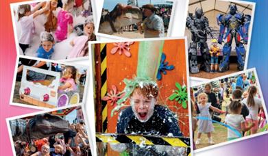 Collage of children's week images