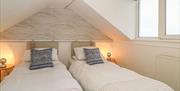 Twin Bedroom, 12 Sea View Terrace, Brixham, Devon