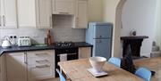 Kitchen, 1 Ostend Cottages, Brixham, Devon