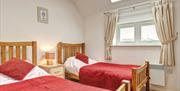 Twin bedroom, 20 Belvedere Court, 37 Marine Drive, Paignton, Devon