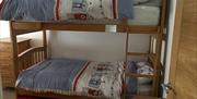 Bunk bedroom, Paignton Cottages, 27 Sands Road, Paignton, Devon