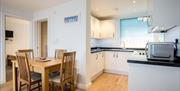 Dining area and kitchen, Osprey 2, The Cove, Brixham