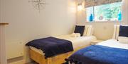 Twin Bedroom, Plover 2, The Cove, Brixham, Devon