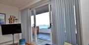 Lounge/Patio doors and view, 3 Avocet, The Cove, Brixham