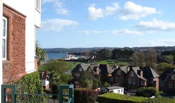 View from balcony at 3 Braeside Mews Self Catering Accommodation in Paignton Devon