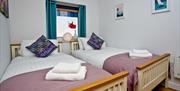 Twin Bedroom,  Lapwing 4, The Cove, Brixham, Devon