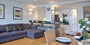 Open Plan Lounge, Diner and Kitchen, 4 Queens Quay, Torquay, Devon