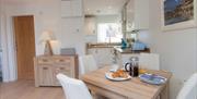 Dining area and kitchen, Bayview, 4 The Cove, Brixham