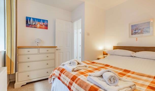 Bedroom with double bed -Red Sails, 11 Dolphin Court