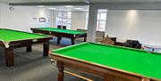 Pool tables at 8 Ball Bar & Sports, Manor Corner, Preston, Paignton, Devon