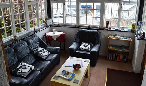 Guest Lounge at Burleigh House, Torquay, Devon
