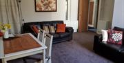 Lounge/dining area at Abbey View, Torquay, Devon
