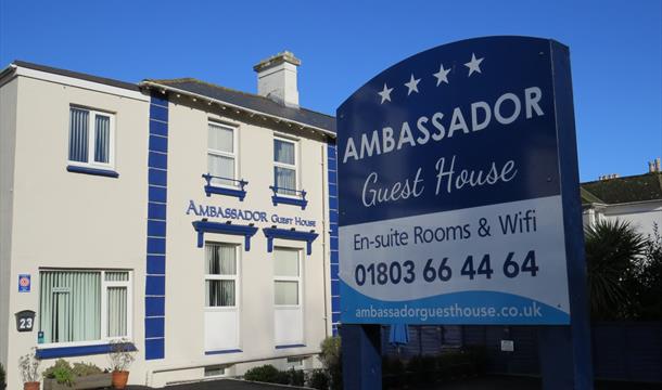 Exterior, Ambassador Guest House, Sands Road, Paignton, Devon