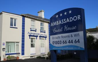 Exterior, Ambassador Guest House, Sands Road, Paignton, Devon