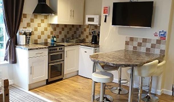 Kitchen, Appletorre House Holiday Flats, Vansittart Road, Torquay, Devon