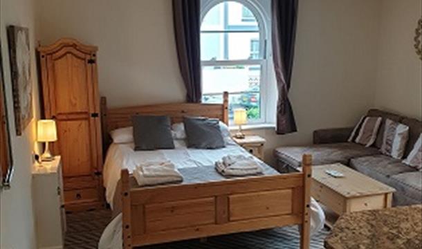 Double Bedroom, Appletorre House Holiday Flats, Vansittart Road, Torquay, Devon