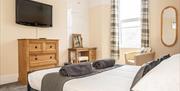 Double Bedroom, Babbacombe Apartments, 2 Mount Temple, Torquay, Devon