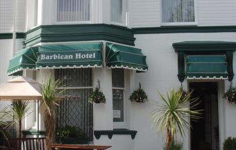 Front of Barbican Hotel, Paignton, Devon