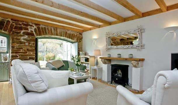 Lounge, Bay Tree Cottage, 2 Alston Farm Cottages, Brixham, Devon