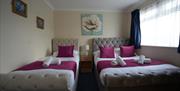 Bedroom, The Berry Hotel, Paignton, Devon