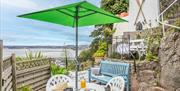 Outdoor seating at The Boathouse, Victoria Parade, Torquay, Devon