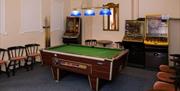 Games Room, The Burlington Hotel, Torquay, Devon