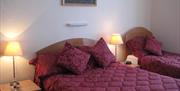 Bedroom,  Cleve Court Hotel, Paignton, Devon