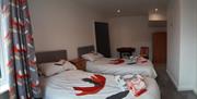 Twin Bedroom, Coastal Country Retreat, 13 Longpark Hill, Maidencombe, Torquay, Devon