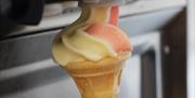 Ice cream from  The Corner Chippy, Paignton, Devon